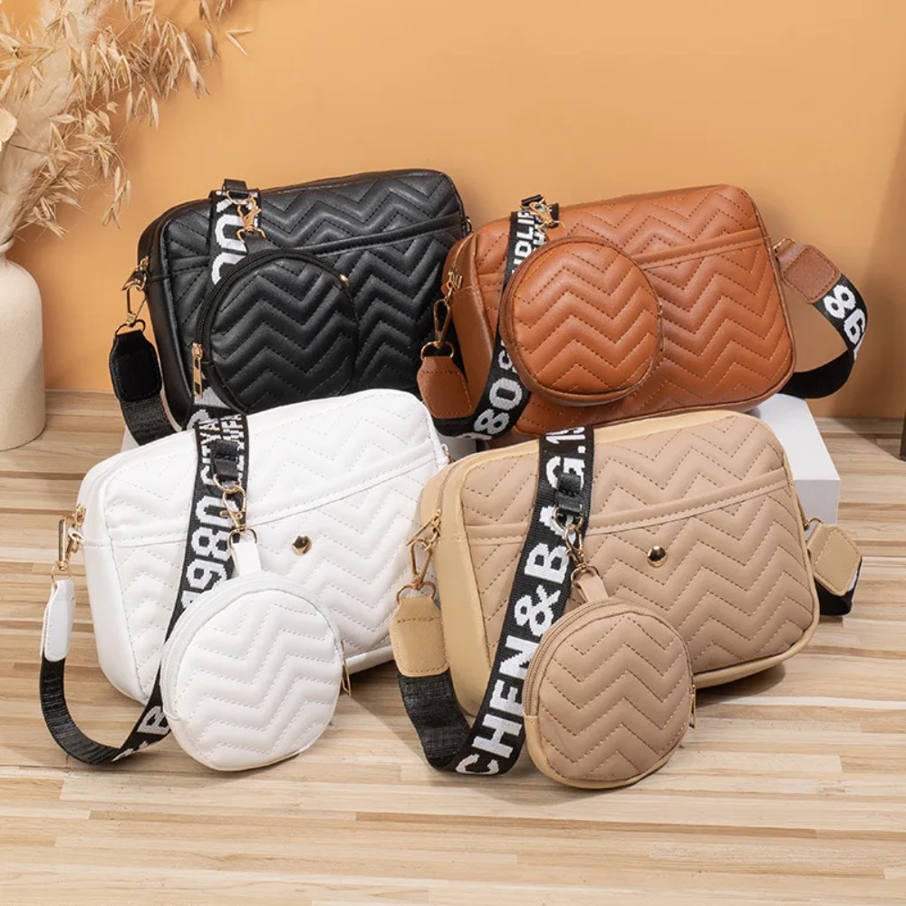 Women'S Shoes Louis Vuitton - Women's PU Leather Crossbody Bag Zipper