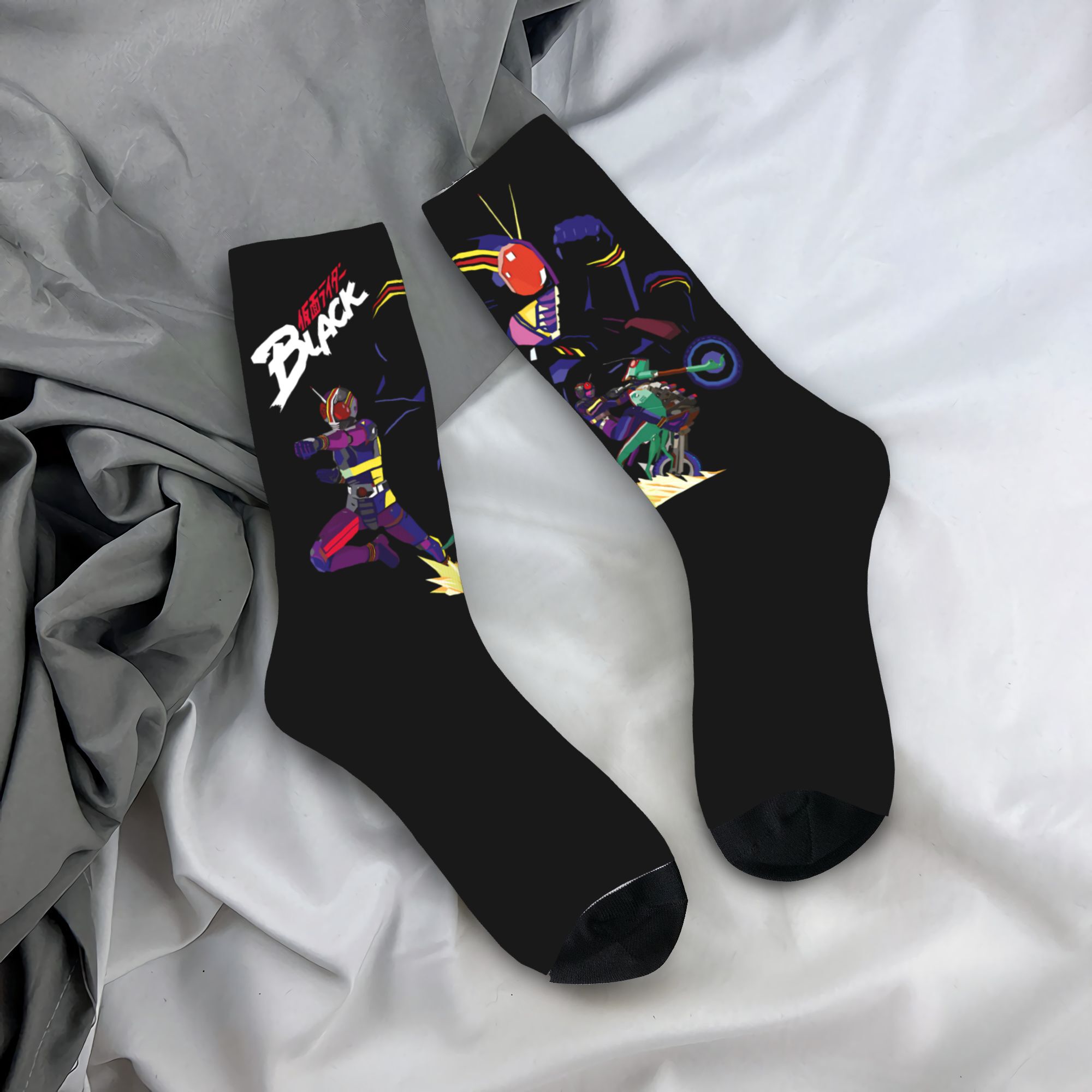Women'S Shoes For Crews - Kamen Rider Black Middle Socks for