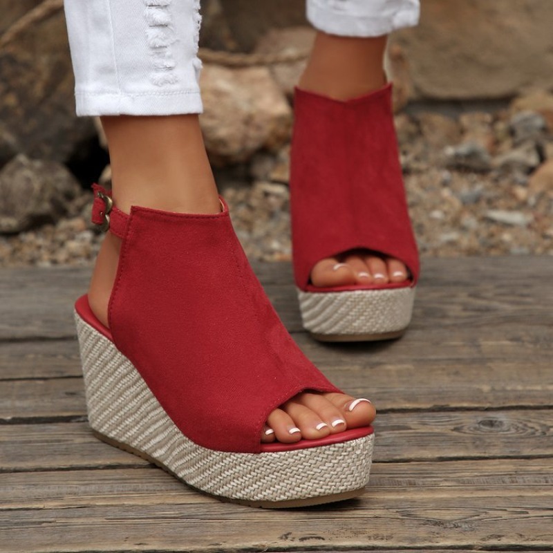 Women Sandals Summer Wedge Pla - Espadrille Wedge Shoes review and price