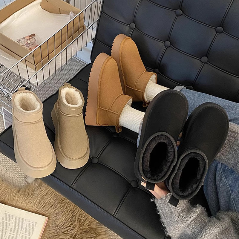 Women's Thick-Soled Snow Boots - Women Shoes Size Chart review and price