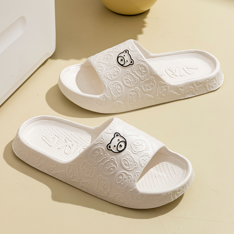 Printting Cute Bear Women Slip - Women'S Shoes To Men'S review and price