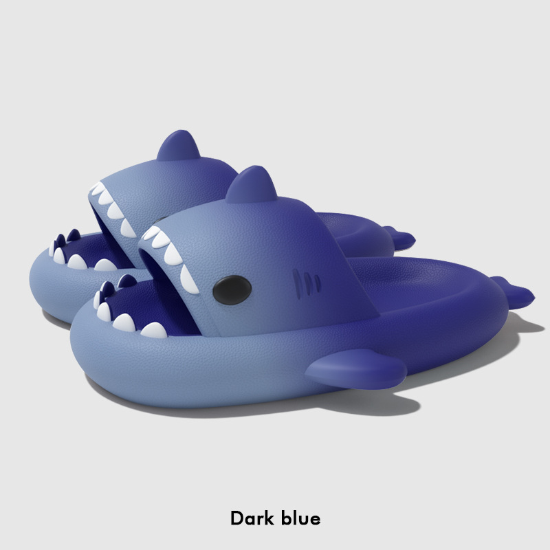 Cute Cartoon Shark Slippers Fo - Women'S Shoes To Men'S review and price