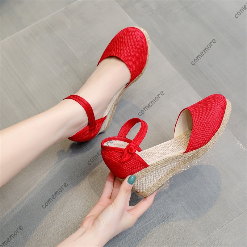Comemore Sandals High Heel Sum - Espadrille Wedge Shoes review and price