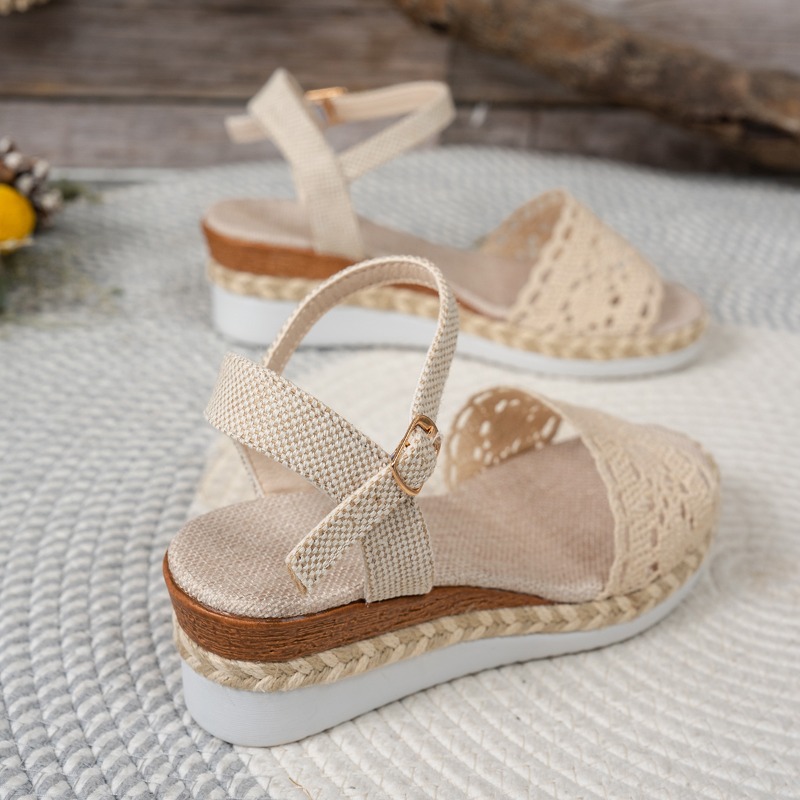 Women Lace Wedge Sandals Espad - Espadrille Wedge Shoes review and price