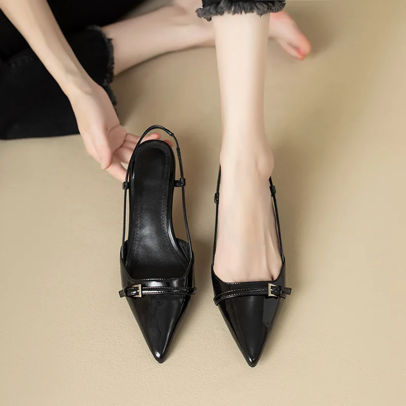 2024 New Summer French Wine Re - Women Shoes Ysl review and price
