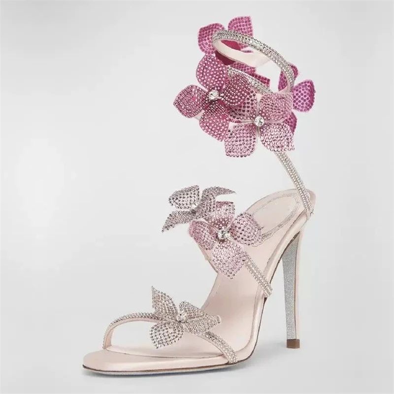 Eilyken Sexy CRYSTAL Flower Th - Gladiator Sandal Women review and price