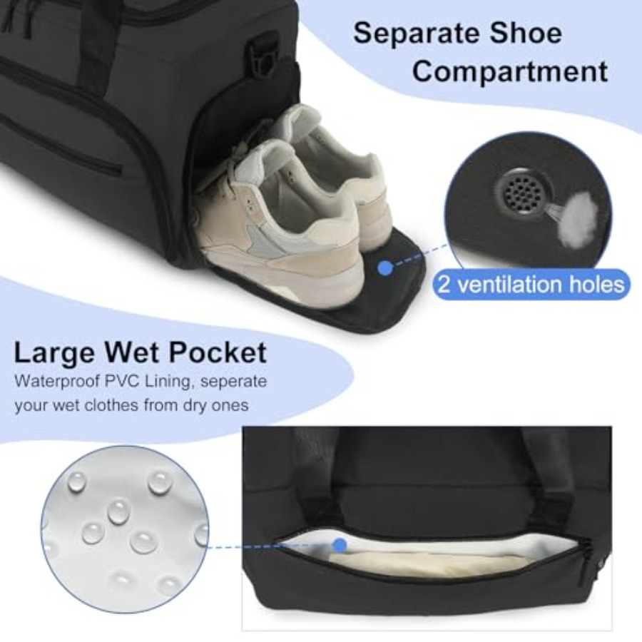 Gym Bag for Men Women, Sports  - Women'S Shoes To Men'S review and price