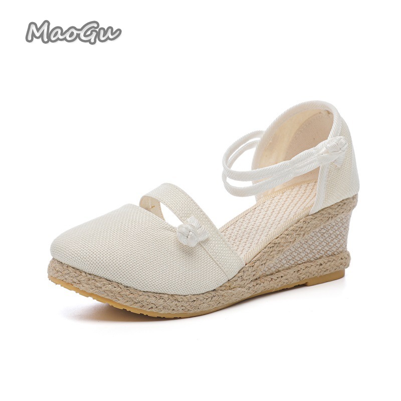 Women's Linen Espadrille Wedge - Espadrille Wedge Shoes review and price