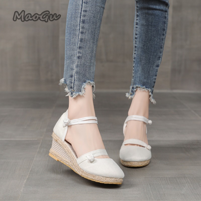 Women's Linen Espadrille Wedge - Espadrille Wedge Shoes review and price