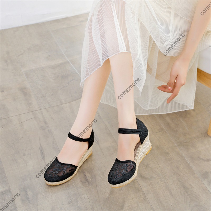 Women's Lace Mesh Espadrille W - Espadrille Wedge Shoes review and price