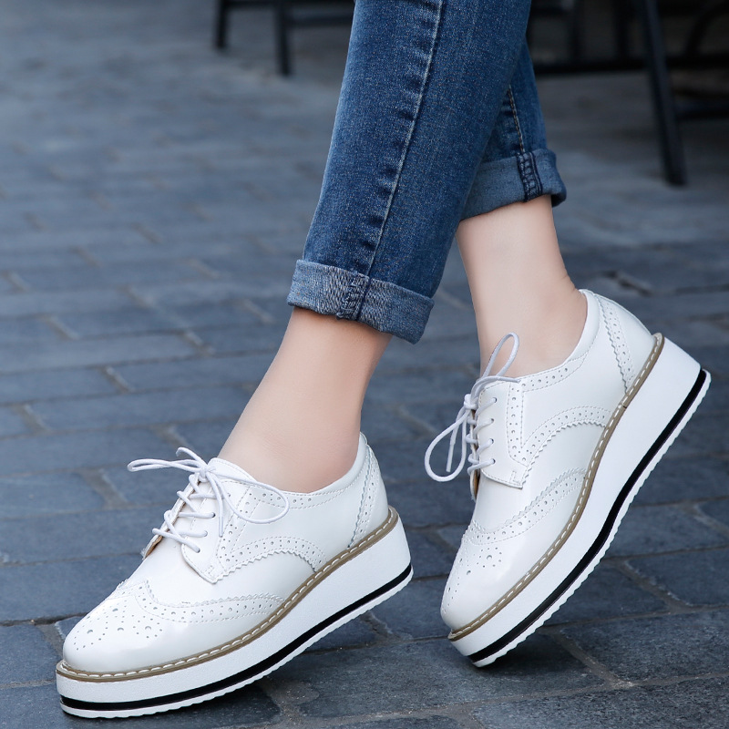 Women Loafers Shoes Leather Th - Espadrille Wedge Shoes review and price