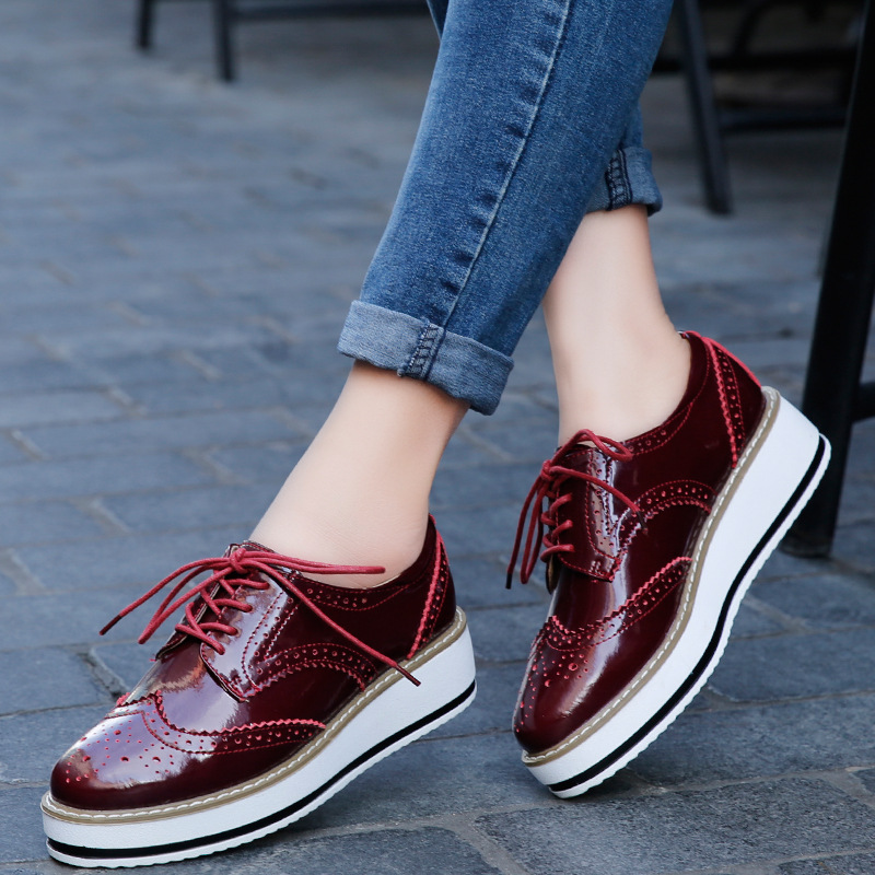 Women Loafers Shoes Leather Th - Espadrille Wedge Shoes review and price