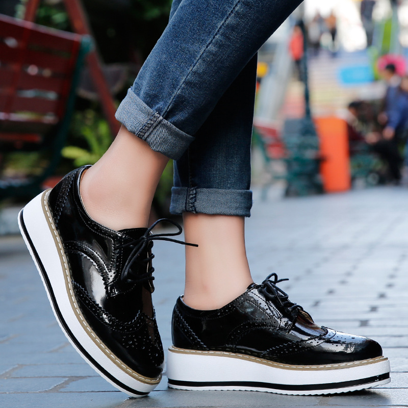 Women Loafers Shoes Leather Th - Espadrille Wedge Shoes review and price
